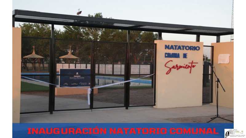 Inauguraron el natatorio de la localidad de Sarmiento (ver aqui 20 fotos)