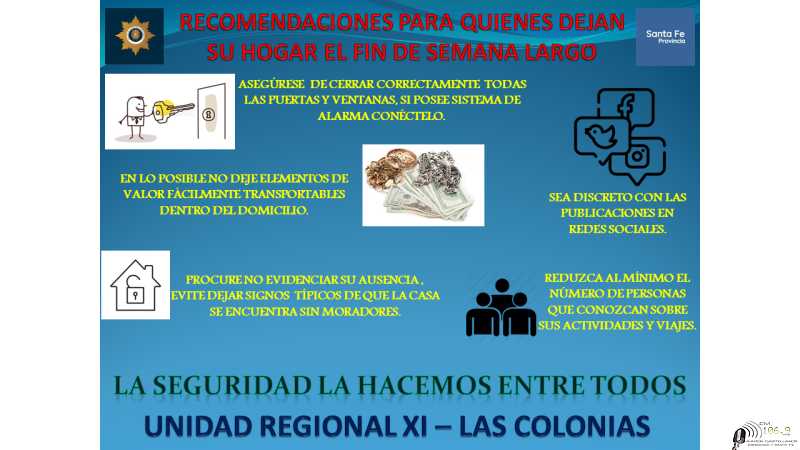 Medidas de prevención da a conocer la Unidad Regional de Las Colonias