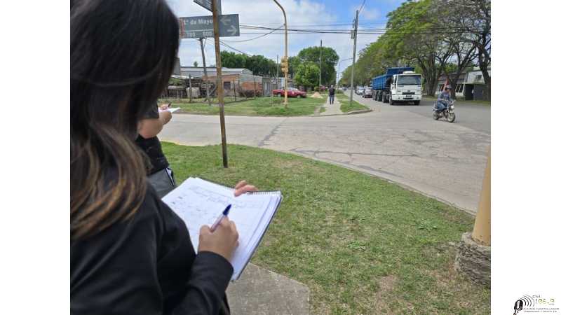 Municipalidad Esperanza Comenzó el estudio de movilidad urbana, tránsito y seguridad vial en la ciudad