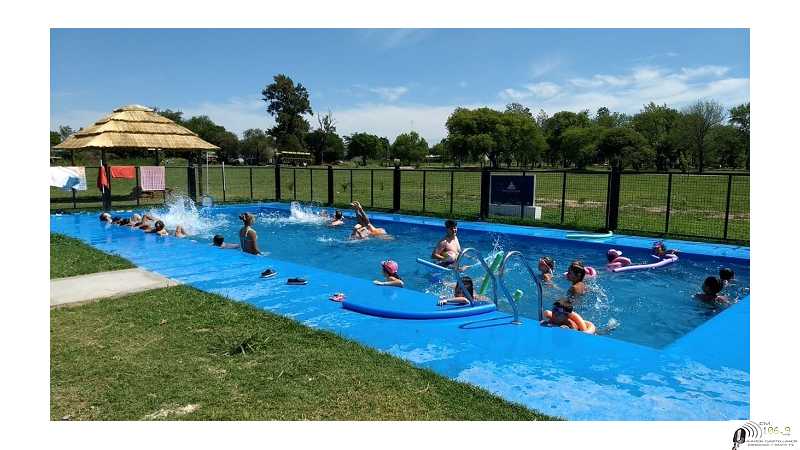 La Comuna de Empalme San Carlos inaguró la temporada de natatorio para disfrutar ( ver 8 fotos)