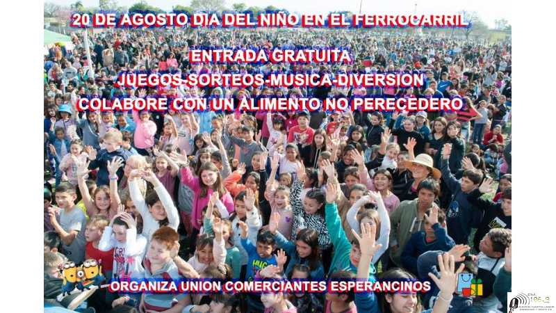 UCOES festeja este 20 de Agostó el dia del niño en el predio del ferrocarril