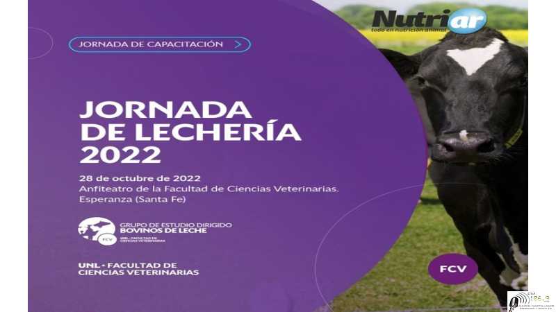 Jornada de Lechería 2022, de la Facultad de Ciencias Veterinarias