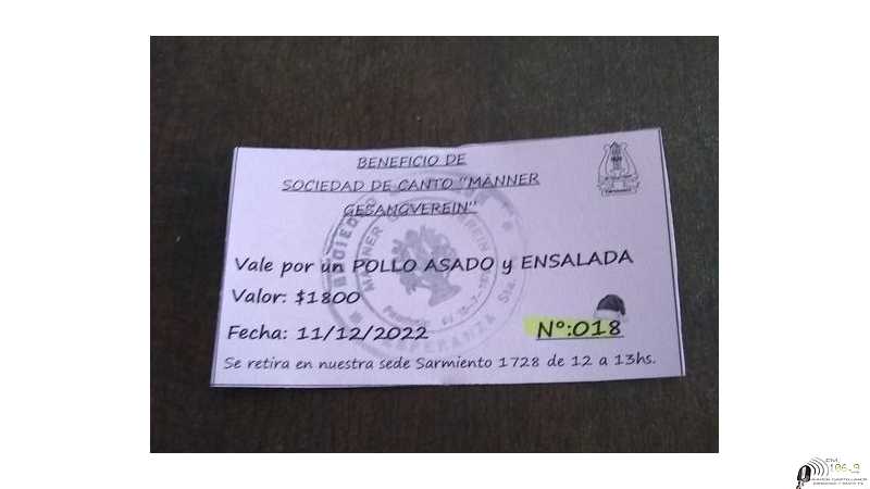 Sociedad de Canto realiza un beneficio para recaudar fondos que necesita la institución