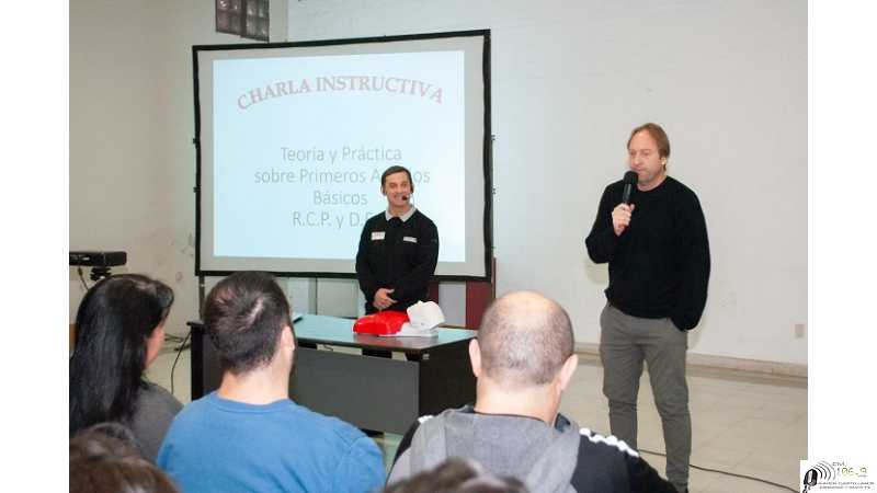 Cammisi invita a otra jornada de RCP: la inscripción es un juguete para donar