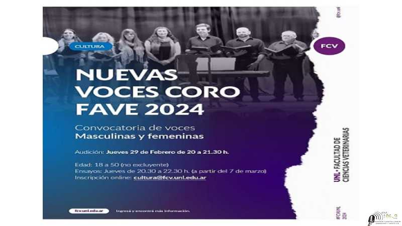 Convocan a formar parte del Coro de la Fave