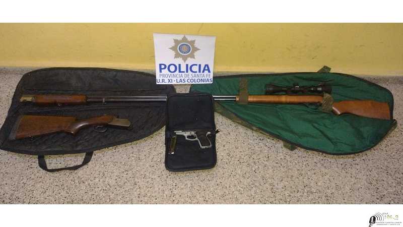 POLICIALES informes del 24 noviembre 2022. Secuestro de armas de fuego en Esperanza