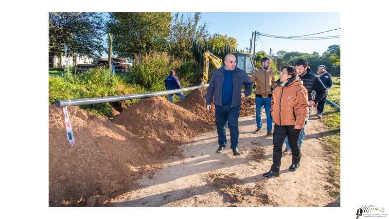 Red de Agua Potable, avanzan las obras en Barrio La Orilla y Norte