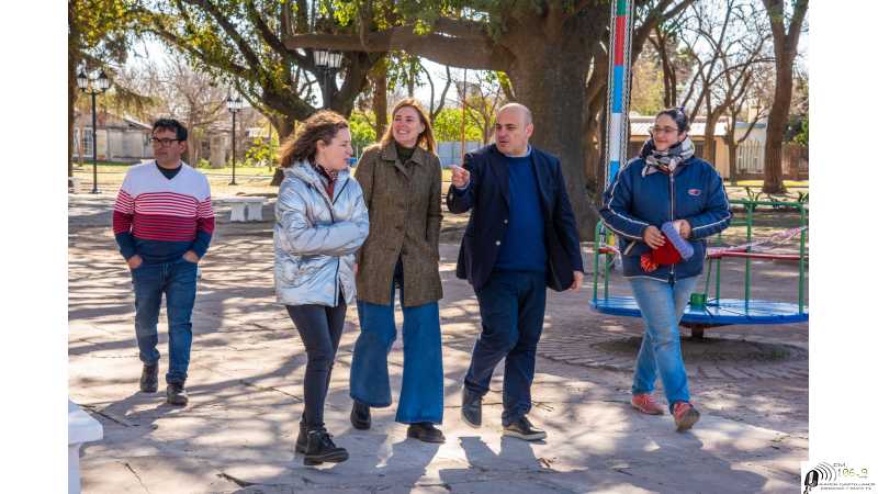 Espacios Publico plaza Las Carretas renovada con un operativo de puesta en valor ( VER MAS FOTOS)