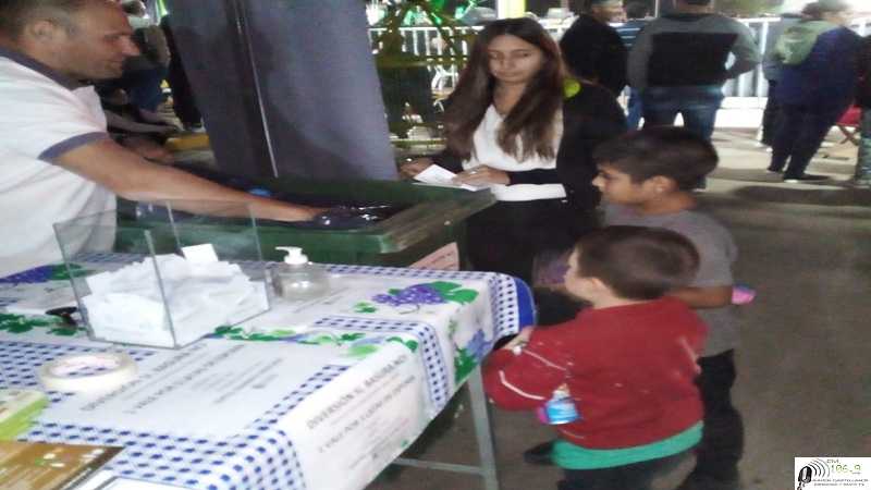 La Secretaria de Servicios Públicos presente en los dos días de Carnavales de Esperanza se concientizo por la basura