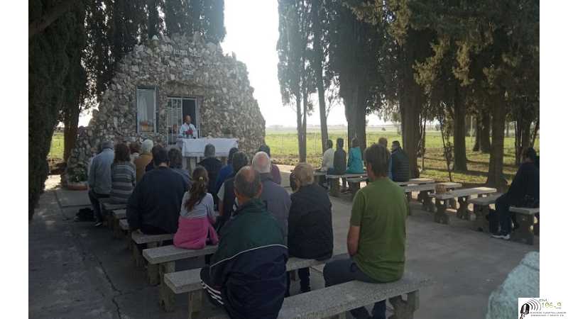 El jueves 13 de octubre de 2022, se realizará la tradicional misa en la Gruta de la Virgen de Fátima en Colonia Rivadavia