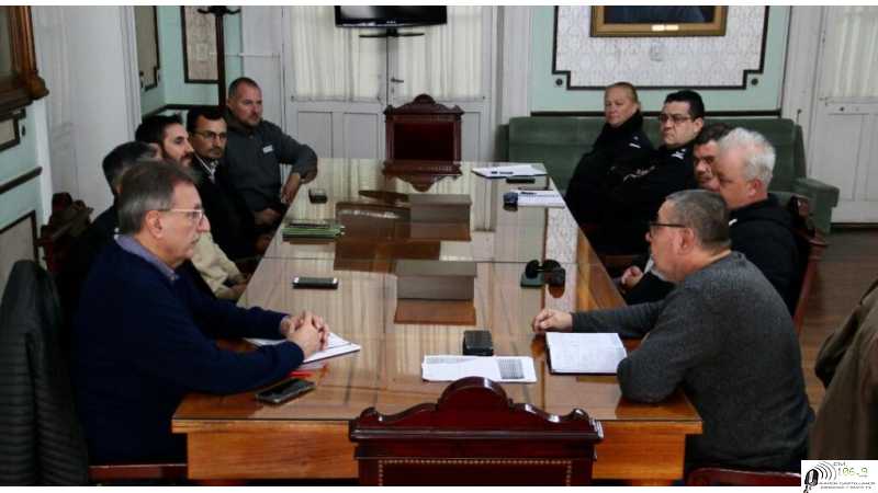 En el Palacio Municipal se llevó a cabo reunión de la Mesa de Seguridad
