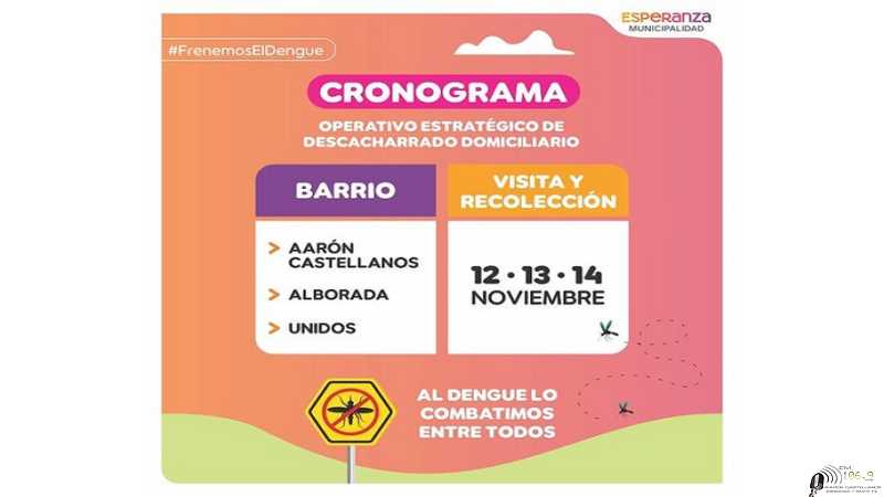 Comenzó el descacharrado 12 - 13 - 14 - Noviembre