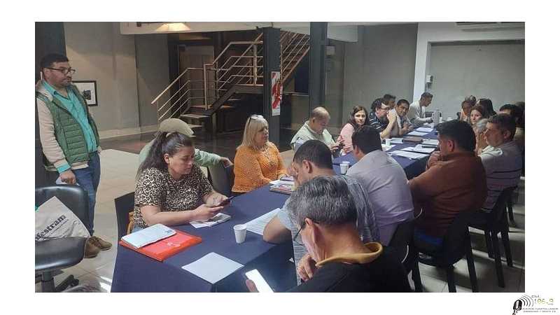 Sitram Las Colonias reunión de secretarios generales en Federación tema cajas jubilatorias