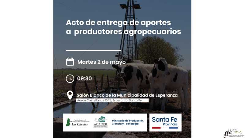 ACADER culmina la entrega de asistencia en el marco de la LINEA 1 SIN CERTIFICADO emitida desde el Gobierno Provincial.