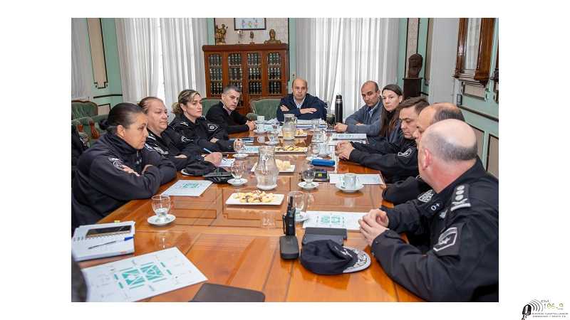 Fiesta de la Agricultura: Autoridades municipales y provinciales diagramaron el operativo de seguridad