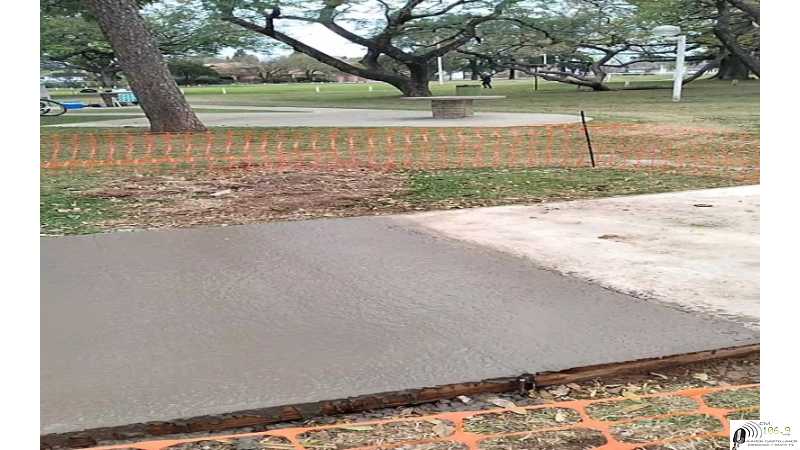 Ver aqui video realización de las nuevas veredas en parque de la agricultura