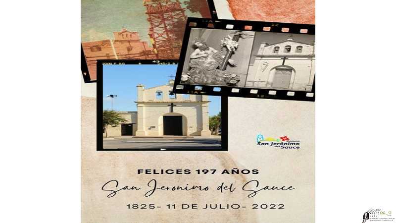 San Jeronimo del Sauce hoy celebra sus 197 ° Aniversario