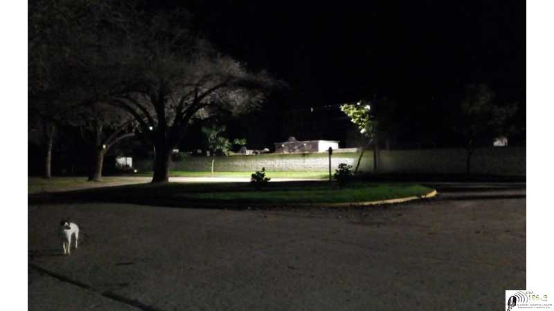 Martín Franconi muestra como se renovo iluminación del cementerio Municipal, pintura en imagenes y refacción frente (6 FOTOS)