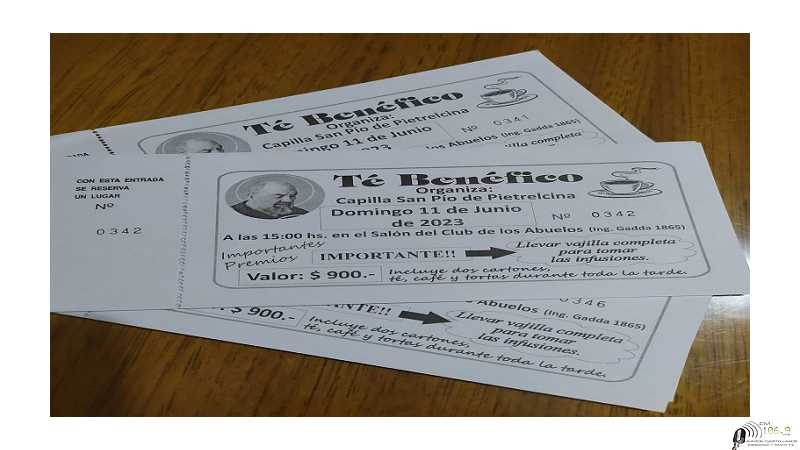 Capilla San Pio de Pietrelcina organiza un Te benefico domingo 11 de junio 2023