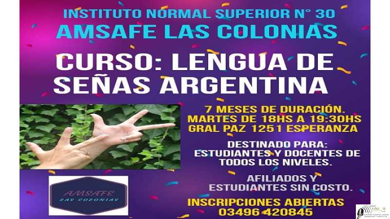 Convenio marco de colaboración entre Amsafe y el Instituto Superior n° 30 D.F.Sarmiento