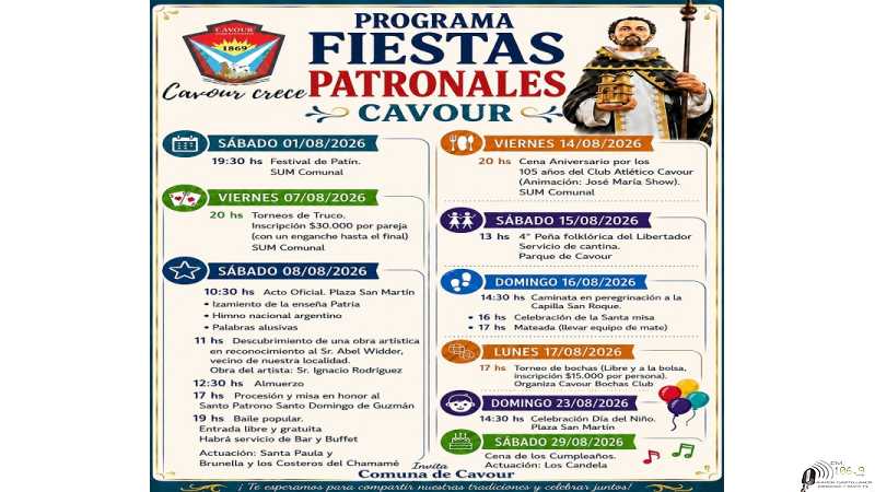 Programa Fiestas Populares de Cavour