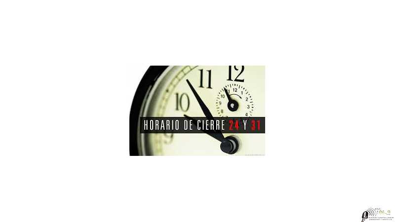 Navidad-horarios de cierre de comercios