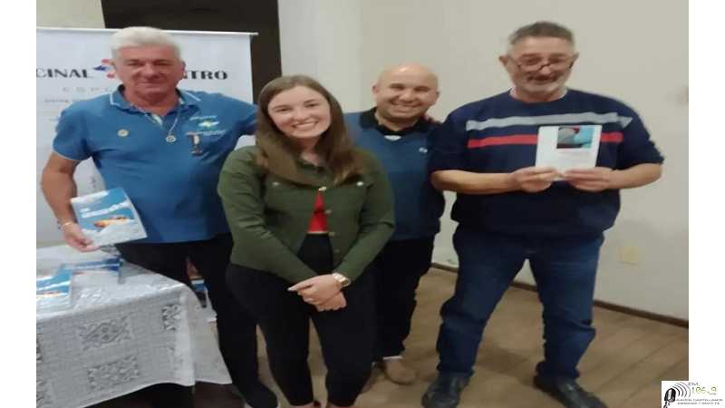 Sebastian Ranalleta estuvo presente esta tarde en la presentación de dos libros, en el 