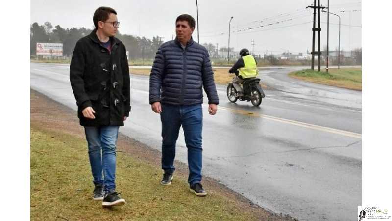 Rotonda en Humboldt: Pirola dice que “es un tema a solucionar de manera urgente”