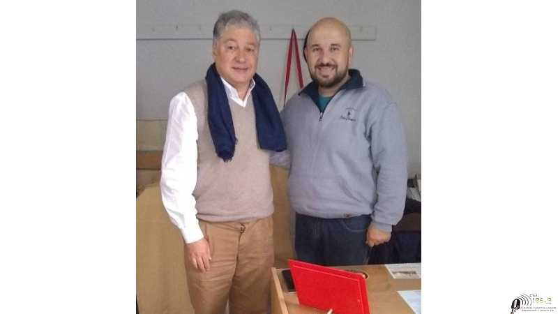 Visitando a Seba Ranalletta en su despacho, hablamos de la realidad de Esperanza. Gabriel Albarracin