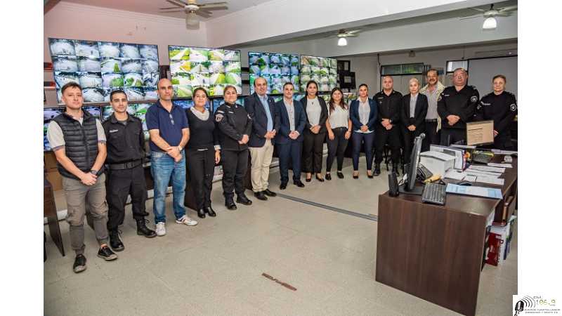 Personal del Centro de Monitoreo recibió una capacitación por parte de funcionarios de la Central Ojo de Santa Fe