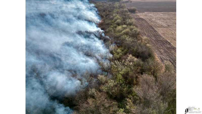 Bomberos Voluntarios Esperanza fue convocado a un incendio de magnitud en la zona de Villar Roda.VER MAS FOTOS