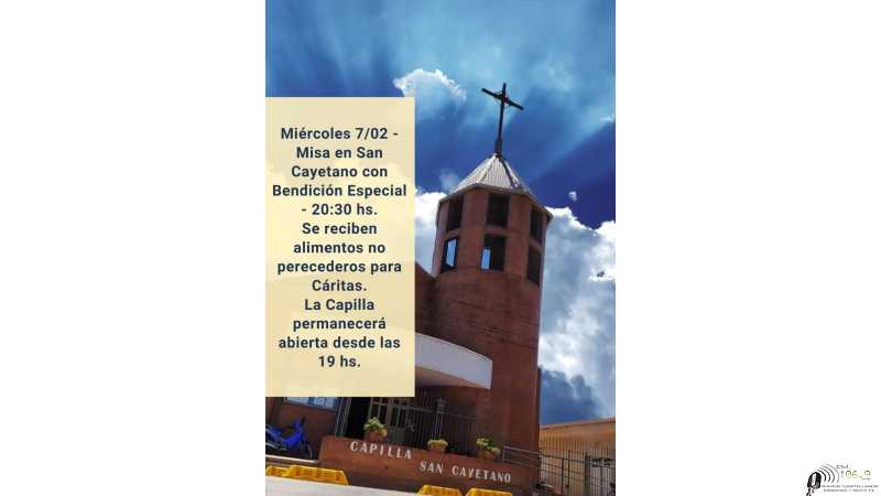 Hoy Sta misa en San Cayetano