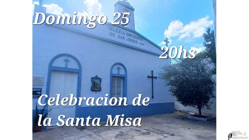 Misa en Capilla San Jorge domingo 25 Febrero 20 horas
