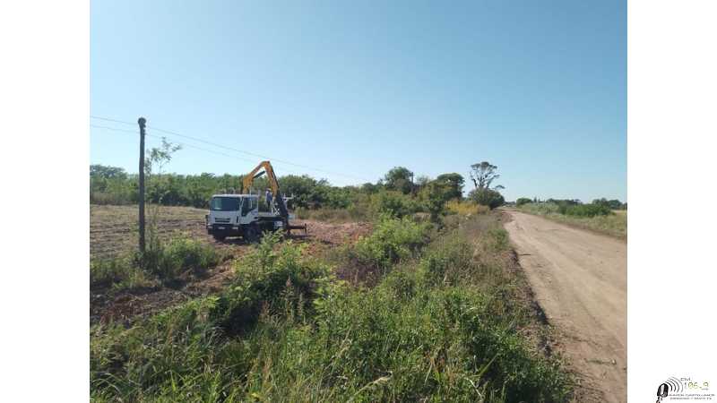 Gestiones realizadas por el Presidente Comunal Carlos Schnell en la EPE, se comenzaron a realizar los trabajos