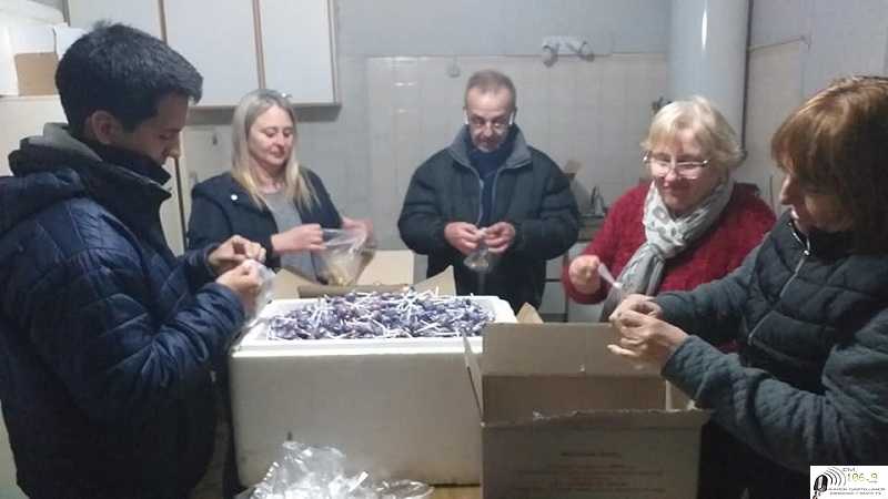 En UCOES se trabaja preparando los regalos para este domingo Dia Del Niño en el ferrocarril