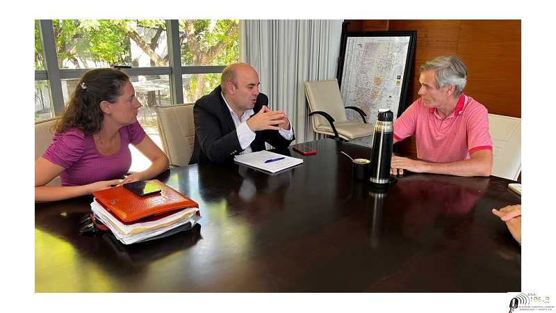 El intendente Rodrigo Müller se reunió con diferentes autoridades provinciales
