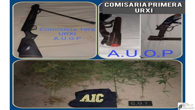 Policial Dto Las Colonias del viernes 25-11-2022 Amplio despliegue policial aprehendidos y secuestros de armas de fuego