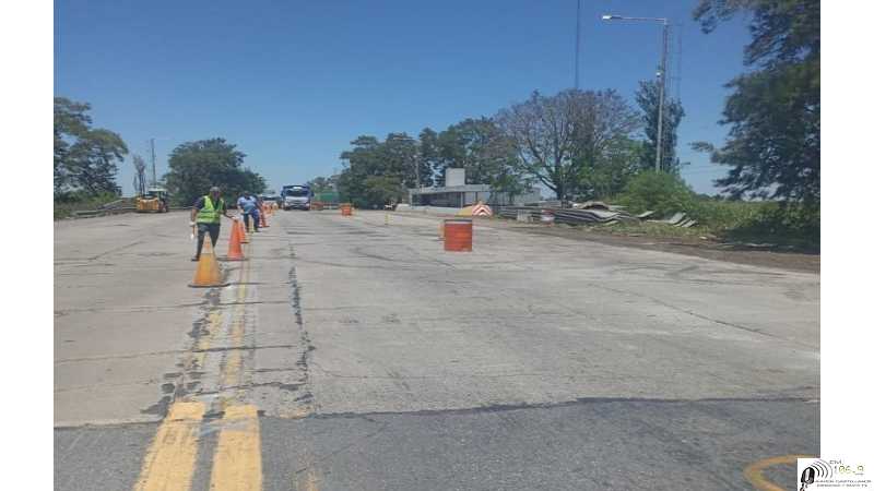 TRABAJOS DE VIALIDAD NACIONAL SOBRE RN 11 EN SANTA FE Y ZONA