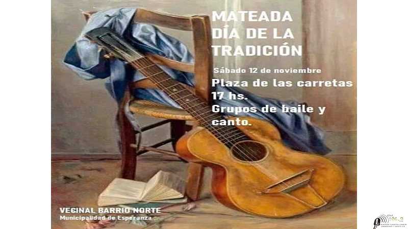 Mateada para el sábado 12 Noviembre grupos de baile y musica plaza Las Carretas