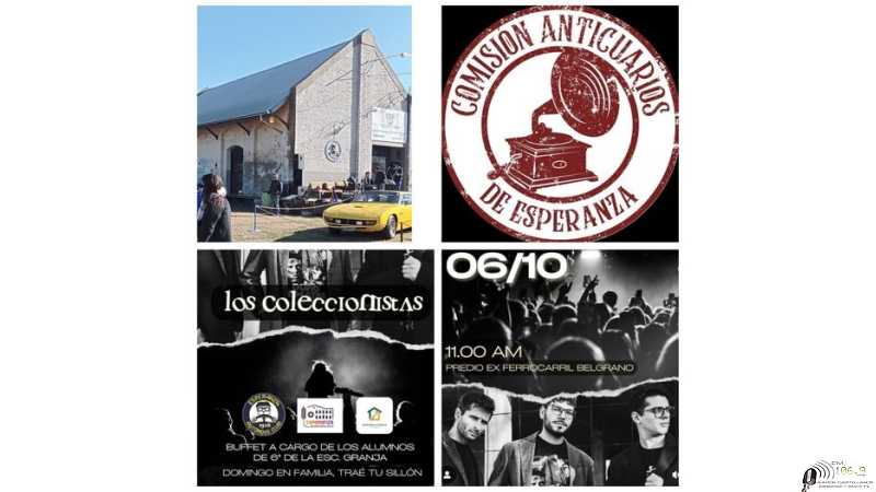 Domingo 6 a pasear por el predio del ex ferrocarril Belgrano de Esperanza, habrá feria, muestras de autos y motos, buffet y música!