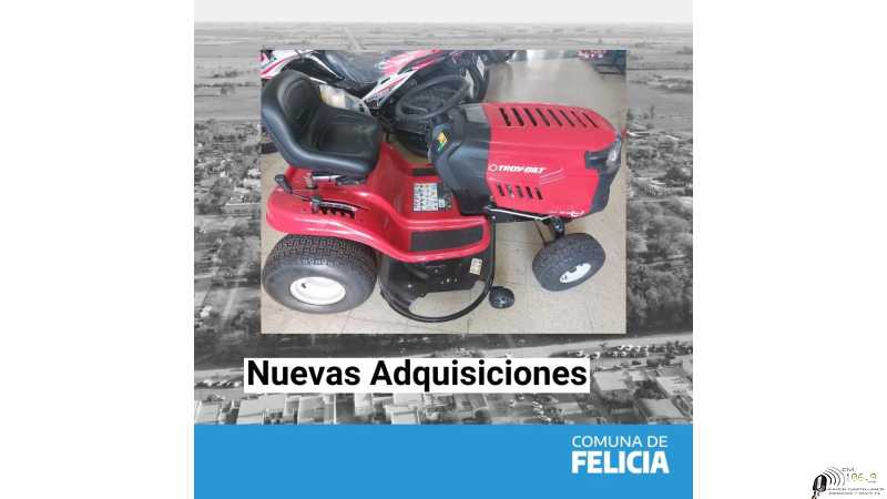 Comuna de Felicia nuevas adquisiciones