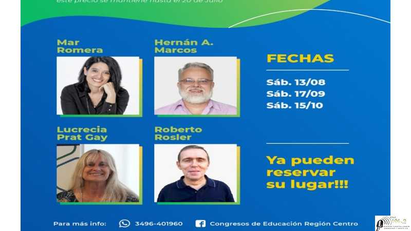 Cristian Cammisi presenta este sábado, por zoom, gratuito para Esperanza