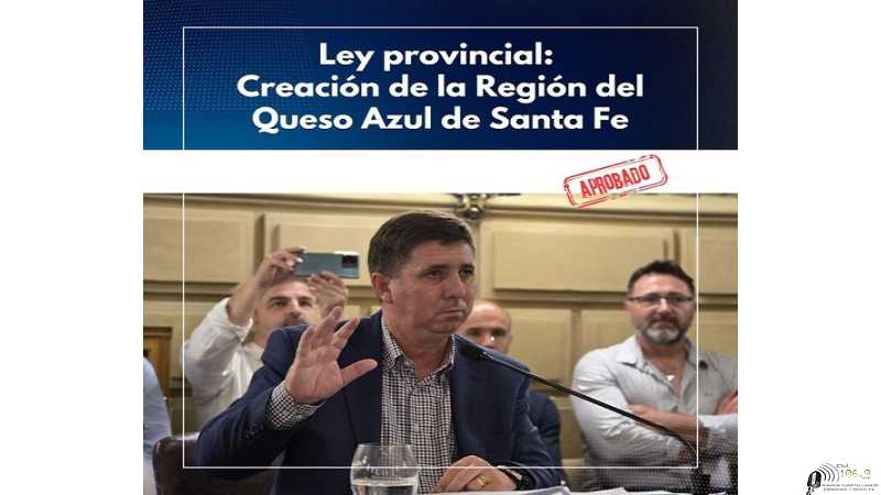 Ley Provincial : Creación de la Región del Queso Azul de Santa Fe ( VER OTRA FOTO MAS)