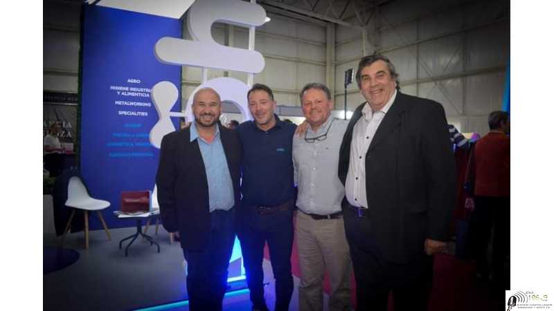 El concejal Ranalletta del Frente Renovador visitó este Domingo Fecol+Expodema .