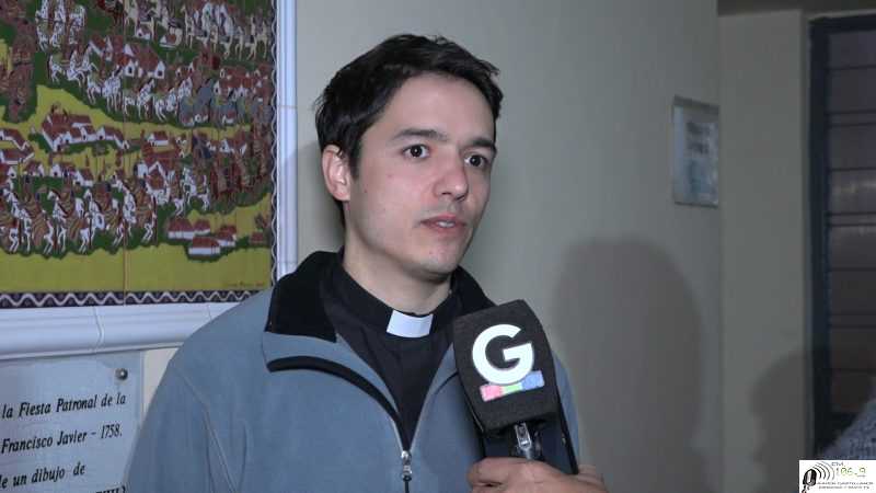 Sacerdote Esperancino Federico Correa lleva la fe como nuevo vicario a la localidad de San Javier