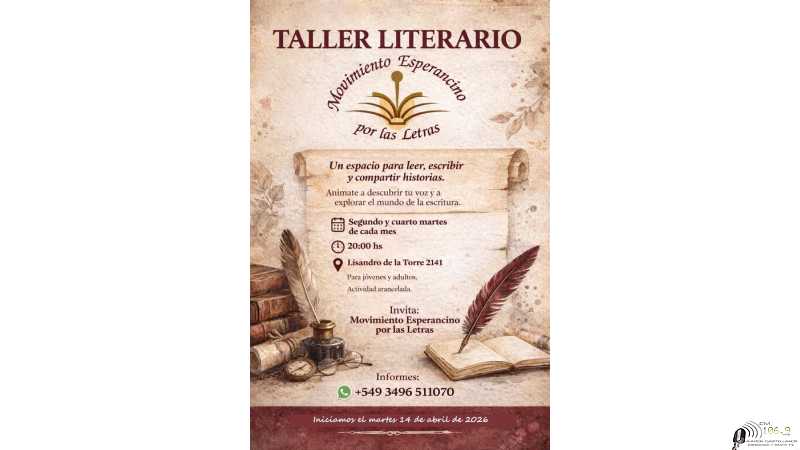 Movimiento por las letras invita a talleres de lectura