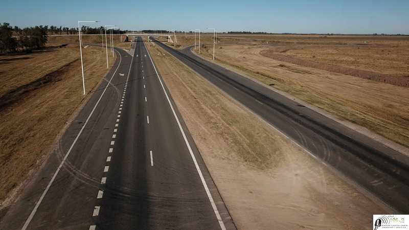 Prueba de carga en puentes de la autopista de  RN 34