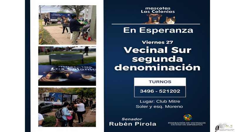 Viernes 27 atencion de castración será en Club Bme Mitre