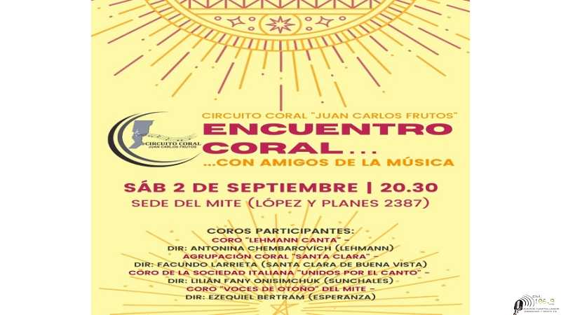 En el MITE de Esperanza se desarrollará un encuentro de Coros