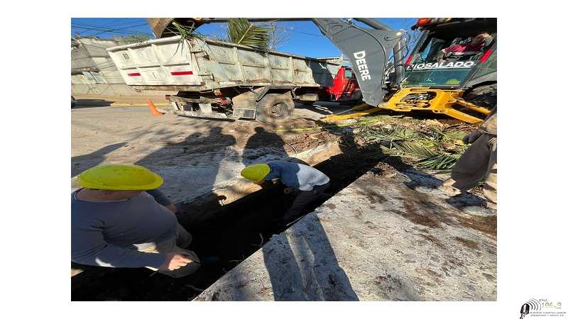 Aguas Santafesinas inició la renovación de un tramo de la red de desagües cloacales de la ciudad de Esperanza